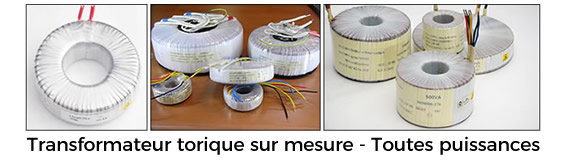 Transformateur torique sur mesure